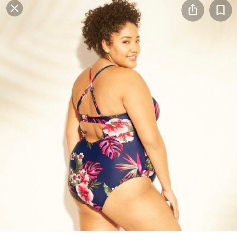 Keyhole Strap One Piece Swimsuit - Kona Sol * - Picture 2 of 6